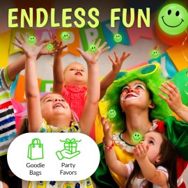 Playbees Glow in The Dark Bouncy Balls Bulk for Kids 144 Pack Super Bouncy Small Balls 1 inch for Kids Vending Machines Goodie Bag Stuffers for Boys and Girls