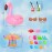 20 PCS Doll Clothes Swimwear Beach Bathing Set Including 5 Bikini Swimsuit, Coat, Mermaid Dress, 5 Shoes, 3 Slippers, Swimming Ring Float, Drinks and Sunglasses Accessories for 11.5 inch Girl Doll