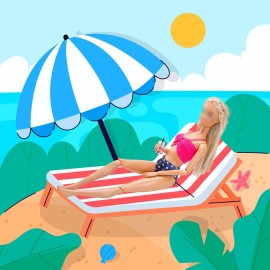 20 PCS Doll Clothes Swimwear Beach Bathing Set Including 5 Bikini Swimsuit, Coat, Mermaid Dress, 5 Shoes, 3 Slippers, Swimming Ring Float, Drinks and Sunglasses Accessories for 11.5 inch Girl Doll