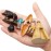 Hiawbon 15Pcs American Indian Figurines Set, Miniature Indian Figurines with Accessories, Resin American Indians Figures Play Figure Playsets for 3+ Years Old