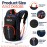 Shinylin Kids Hydration Backpack with 1.5L Water Bladder Hiking Backpack Lightweight for Boys or Girls Children Biking Climbing Running Cycling(Black)