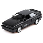 1/36 Scale 1980 Audi Sport Quattro Toy Car,Pull Back Vehicles Audi Diecast Model Cars,Cars Gifts for Boys Girls(Matte Black)