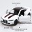 TOKAXI 1/36 Scale BMW M4 CSL Diecast Model Cars,Pull Back Vehicles BMW M4 Toy Cars,Cars Gifts for Boys Girls (White)