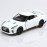 TOKAXI 1/36 Scale Nissan GTR R35 Diecast Model Cars,Pull Back Vehicles Nissan GTR Toy Cars,Cars Gifts for Boys Girls White