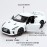 TOKAXI 1/36 Scale Nissan GTR R35 Diecast Model Cars,Pull Back Vehicles Nissan GTR Toy Cars,Cars Gifts for Boys Girls White