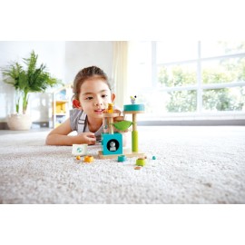 Hape Cute Kitten House Toy Set, Wooden Toys, Dollhouse Accessories