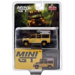 True Scale Miniatures Model Car Compatible with Land Rover Defender 110 1989 Camel Trophy Amazon Team Japan 1/64 Diecast Model Car Mini GT MGT00751