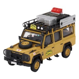 True Scale Miniatures Model Car Compatible with Land Rover Defender 110 1989 Camel Trophy Amazon Team Japan 1/64 Diecast Model Car Mini GT MGT00751