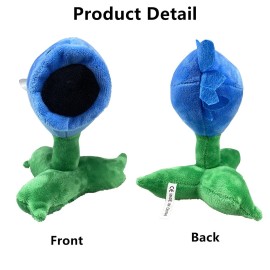 Suyudian 3 PCS PVZ Plant and Zombies Plush Plants Sets 1 2 Stuffed Soft Toys Classic Pea, Ice Pea, Fire Pea PVZ Figure Doll, Great Gifts for Boys and Girls