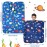 FEBSNOW 3 Pack Kids Hair Cutting Cape Professional Hairdressing Salon Cape for Children Salon Barber Styling Coloring Hair Hair Cutting Cape Accessories3 Style