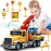 SpringFlower 15 Large Tow Truck Toy, Toy for 3 4 5 6 Years Old Boy Toddlers, Truck Vehicle Toy with Racing Car, Traffic Signs, Working Hook, Light Sound, Birthday Gifts for Boys & Girls