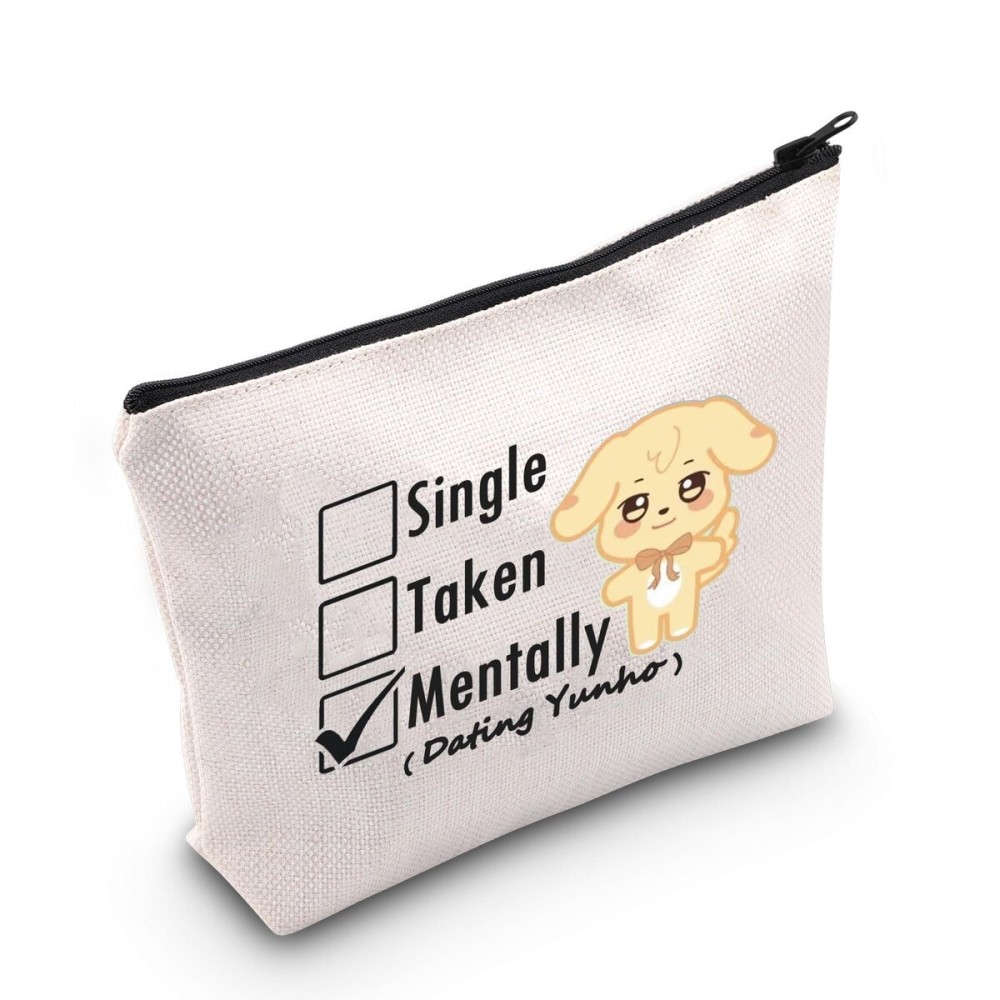 MNIGIU Singer Fans Gift Single Taken Mentally Dating Makeup Bag Cartoon Style Gift Kpop Star Fans Gift Korean Boy Fan Gift MNIGIU Singer Fans Gift Single Taken Mentally Dating Makeup Bag Cartoon Style Gift Kpop Star Fans Gift Korean Boy Fan Gift