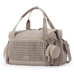 mommore Diaper Bag Tote, Large Capacity Travel Diaper bags, Hospital Bag for Labor Delivery, Baby Bag with Pacifier Case, Changing Pad