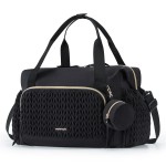 mommore Diaper Bag Tote, Large Capacity Travel Diaper bags, Hospital Bag for Labor Delivery, Baby Bag with Pacifier Case, Changing Pad