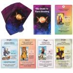 Fofeadm Tarot Cards for Beginners with Guide Book, Classic Tarot Cards with Meanings on Them, Tarot Decks for Tarot Learners
