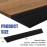 Threshold Ramps for Doorways, 0.4 Rise Rubber Door Threshold Ramp Self-Adhesive Ramps, is Adjustable and Cuttable for Sweeper Wheelchair Stroller Scooter Reducer Ramp (Black, 2/5height - 3.3Ft Long)