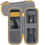Aenllosi Hard Case Compatible with Microtouch Solo Titanium, Microtouch Beard & Body Razor Organizer (Case Only)