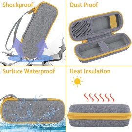 Aenllosi Hard Case Compatible with Microtouch Solo Titanium, Microtouch Beard & Body Razor Organizer (Case Only)