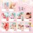 Hanaive 10 Pcs 4 Inch Mini Baby Dolls Lifelike Realistic Tiny Baby Dolls with Animal Clothes Cute Infant Figurine Gifts Set for Toddlers Girls Kids 3+ Graduation Birthday Easter(Cozy Style)