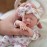MYREBABY 7 Miniature Reborn Baby Doll Silicone Full Body Realistic Newborn Doll Closed Eyes Sleeping Baby Girl The Look Real Babies Soft Anti Stress for Kids Birthday Gift