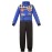 SIZGAROOT Kids Race Car Driver Costume Toddler Boys Race Car Driver Halloween Costume (Blue, 7-8 Years)