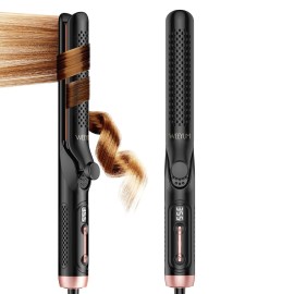 Airflow Styler Curling Iron 1 Inch Extral Long Plate, Dual Voltage Hair Straightener and Curler 2 in 1 for All Hair,Travel Flat Iron Hair Curler Ceramic Airflow Styler Curling Iron 1 Inch Extral Long Plate, Dual Voltage Hair Straightener and Curler 2 in 1 for All Hair,Travel Flat Iron Hair Curler Ceramic