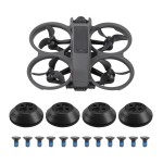 Motor Cover for DJI Avata 2, 4Pcs Aluminum Alloy Dustproof Waterproof Protective Motor Cover Cap for DJI Avata 2 Drone Motor Cover,for DJI Avata 2 Drone Accessories (Black)