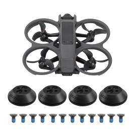 Motor Cover for DJI Avata 2, 4Pcs Aluminum Alloy Dustproof Waterproof Protective Motor Cover Cap for DJI Avata 2 Drone Motor Cover,for DJI Avata 2 Drone Accessories (Black)