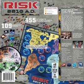 Renegade Game Studios: Risk 2210 A.D. - Risk Gameplay, New Twists, Mechs, Underwater & Moon Locations, Commanders, Ages 10+, 2-5 Players, 240 Min, Upadated with New Graphics and Rules