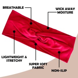 LOTUS78, Pack of 6 Wide Headbands for Women Non Slip, Fashionable Sports Hair Bands for Women\'s Hair, Soft Elastic Stretchy Head bands, Yoga Workout Headbands for Women Daily Fashion(Luxe) LOTUS78, Pack of 6 Wide Headbands for Women Non Slip, Fashionable Sports Hair Bands for Women\'s Hair, Soft Elastic Stretchy Head bands, Yoga Workout Headbands for Women Daily Fashion(Luxe)