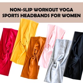 LOTUS78, Pack of 6 Wide Headbands for Women Non Slip, Fashionable Sports Hair Bands for Women\'s Hair, Soft Elastic Stretchy Head bands, Yoga Workout Headbands for Women Daily Fashion(Luxe) LOTUS78, Pack of 6 Wide Headbands for Women Non Slip, Fashionable Sports Hair Bands for Women\'s Hair, Soft Elastic Stretchy Head bands, Yoga Workout Headbands for Women Daily Fashion(Luxe)