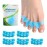 Welnove Toe Separators for Women, Toe Spacers, Toe Straightener for Women Men -Bunion Corrector Toe Stretcher for Hammertoe Yoga Practice,Medium(5 Pair)