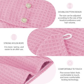 MaopaoBeauty Microfiber Waffle Weave Hair Towel Hair Wrap Towel for Women and Girls Quick Dry Super Absorbent Hair Towels for Long, Curly & Thick Hair MaopaoBeauty Microfiber Waffle Weave Hair Towel Hair Wrap Towel for Women and Girls Quick Dry Super Absorbent Hair Towels for Long, Curly & Thick Hair