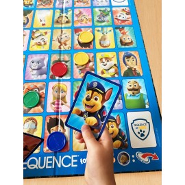 Paw Patrol Sequence for Kids | Easy to Play Matching Game of 4-in-A-Row Featuring Paw Patrol Characters | 2-4 Players, Ages 3+