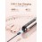 2-in-1 Cordless Hair Straightener and Curler, Portable Mini Flat Iron with Rechargeable, Wireless Curling Iron for Travel