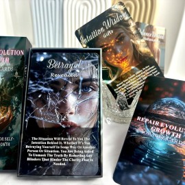 Healing Oracle Cards Deck, Oracle Cards Set, Oracle Cards for Beginners, Self-Healing Tool, That Helps You Discover What Needs to Shift Or Release for Your Highest Good!