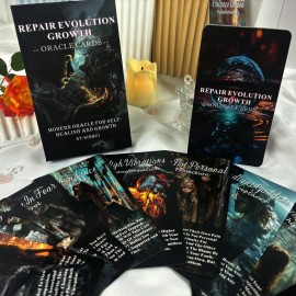 Healing Oracle Cards Deck, Oracle Cards Set, Oracle Cards for Beginners, Self-Healing Tool, That Helps You Discover What Needs to Shift Or Release for Your Highest Good!