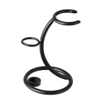 Chiclits Technology 2 in1 Holder for Men Shaving Tool Compact Curved Shaving Brush Manual Razor Stand Holders Beard Clean Shaver Stainless Steel