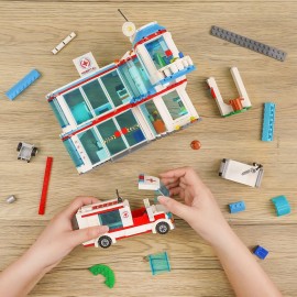 NEWABWN City Hospital STEM 3 in1 Building Sets