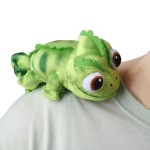 KRK 6inch Pascal Lizard Plush Shoulder Toy, Chameleon Animal Plush, Magnet Buddy Pascal Doll