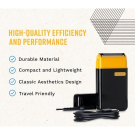 Shave Buddy, Compact Foil Electric Shaver for Face & Body, Maintains 5 O\'Clock Shadow, Lightweight & Water Resistant, 1 Count