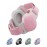 Alpine Muffy Baby Comfort - Protects Hearing for Babies and Toddlers - CE & ANSI Certified - Unique Headband for Safe fit & Comfort - Multi-adjustable for Ages 3-48 Months - 24dB Sound Reduction, Pink