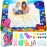 Aqua Doodle Pad NeonWater Doodle Mat with Bag, Water Drawing for Travel, Magic Coloring Painting Writing Mat for Toddlers & Kids 3 4 5 6 7