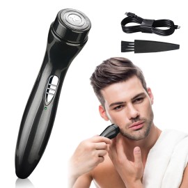 Mini Electric Shaver, Cordless Pocket Size Beard Trimmer, Portable USB Rechargeable Wet and Dry Beard Grooming Kit Suitable for Home, Car, Travel, Camp, Gift for Men(black) Mini Electric Shaver, Cordless Pocket Size Beard Trimmer, Portable USB Rechargeable Wet and Dry Beard Grooming Kit Suitable for Home, Car, Travel, Camp, Gift for Men(black)