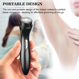 Mini Electric Shaver, Cordless Pocket Size Beard Trimmer, Portable USB Rechargeable Wet and Dry Beard Grooming Kit Suitable for Home, Car, Travel, Camp, Gift for Men(black) Mini Electric Shaver, Cordless Pocket Size Beard Trimmer, Portable USB Rechargeable Wet and Dry Beard Grooming Kit Suitable for Home, Car, Travel, Camp, Gift for Men(black)
