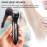 Mini Electric Shaver, Cordless Pocket Size Beard Trimmer, Portable USB Rechargeable Wet and Dry Beard Grooming Kit Suitable for Home, Car, Travel, Camp, Gift for Men(black)
