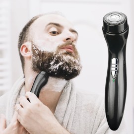 Mini Electric Shaver, Cordless Pocket Size Beard Trimmer, Portable USB Rechargeable Wet and Dry Beard Grooming Kit Suitable for Home, Car, Travel, Camp, Gift for Men(black) Mini Electric Shaver, Cordless Pocket Size Beard Trimmer, Portable USB Rechargeable Wet and Dry Beard Grooming Kit Suitable for Home, Car, Travel, Camp, Gift for Men(black)