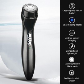 Mini Electric Shaver, Cordless Pocket Size Beard Trimmer, Portable USB Rechargeable Wet and Dry Beard Grooming Kit Suitable for Home, Car, Travel, Camp, Gift for Men(black) Mini Electric Shaver, Cordless Pocket Size Beard Trimmer, Portable USB Rechargeable Wet and Dry Beard Grooming Kit Suitable for Home, Car, Travel, Camp, Gift for Men(black)