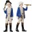 aicoaub Founding Father Costume Boys Colonial Patriot Revolutionary War Costume Kids Boys