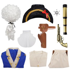 aicoaub Founding Father Costume Boys Colonial Patriot Revolutionary War Costume Kids Boys